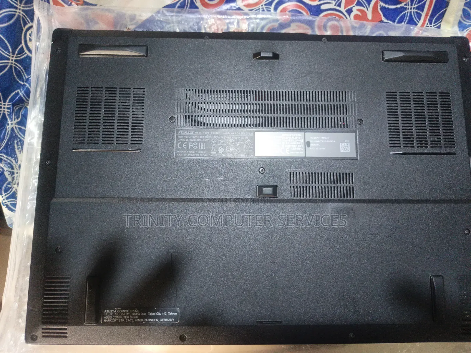 Laptop Asus TUF Dash F15 24GB Intel Core i7 SSD 512GB