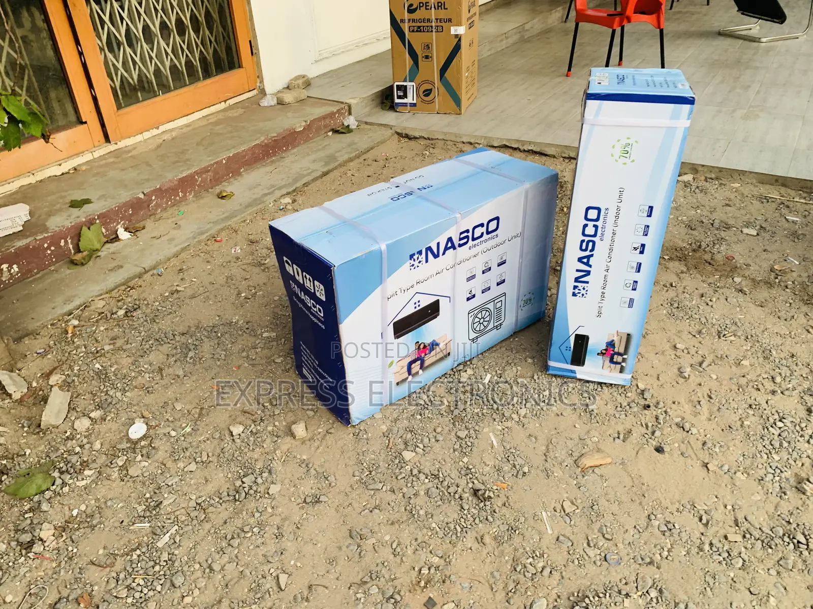 Text Us Fir Your Nasco 1.5hp R410 Split Air | Black [NAS-J12-V1B]