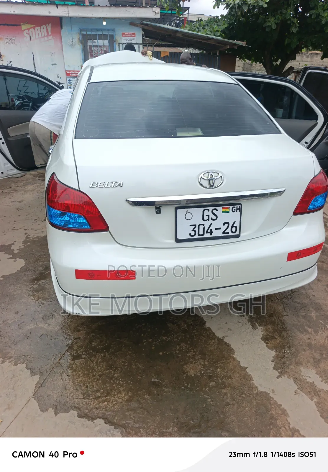 Toyota Belta 2012 White
