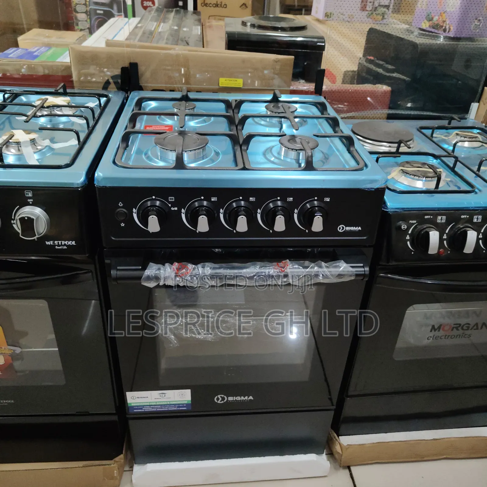 50x50 Sigma 4br ~High Quality Gas Cooker Grill
