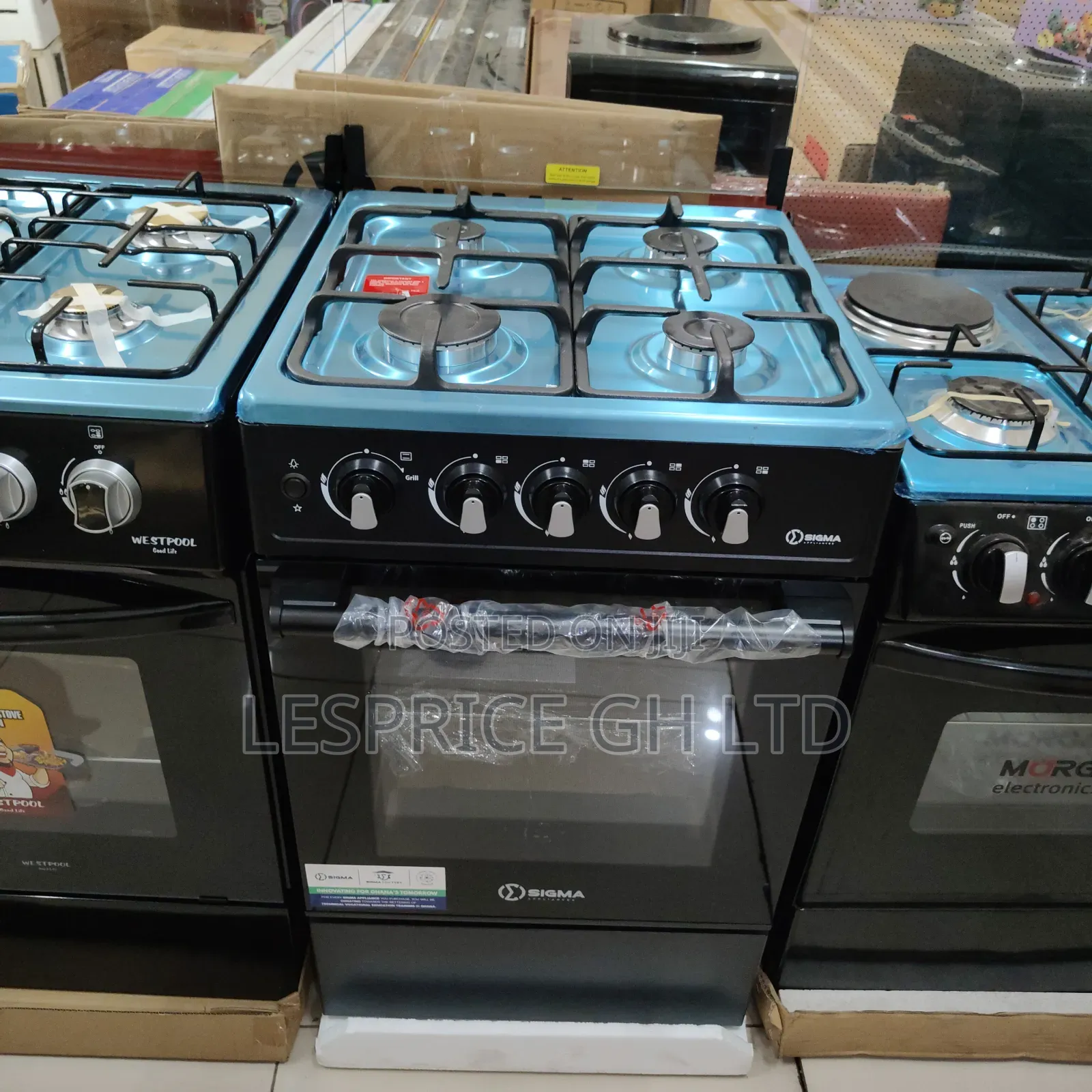 50x50 Sigma 4br ~High Quality Gas Cooker Grill