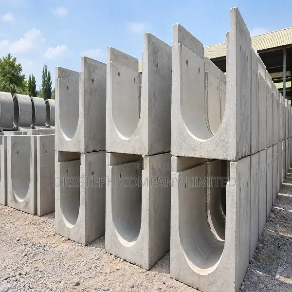 Culverts U Drains Concrete Round Pipes Precast Manholes Septic Tanks