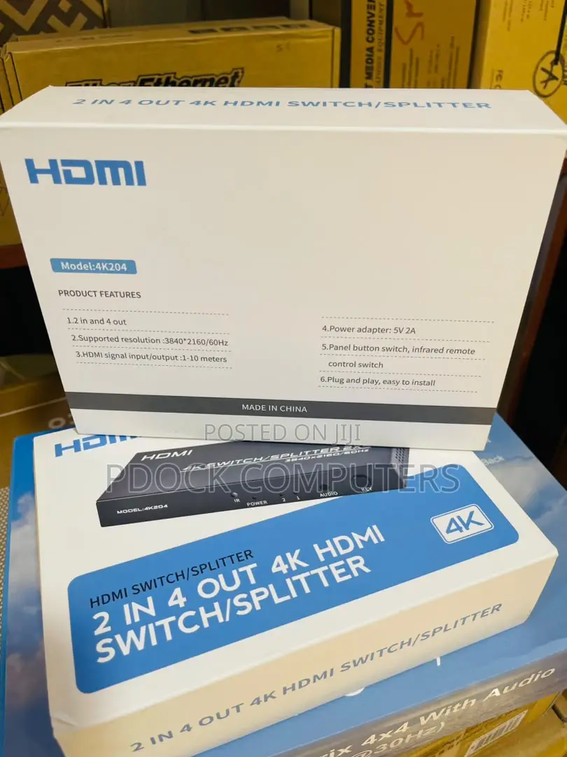 Hdmi Matrix Splitter Switch 2 X 4