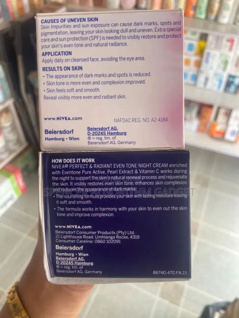 Nivea Lumnous Anti Dark Spots/Day/Night Cream/Lip Balm