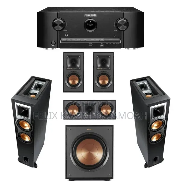 Marantz SR 5009 Receiver + Klipsch Reference 5.1 Dolby Atmos Speakers