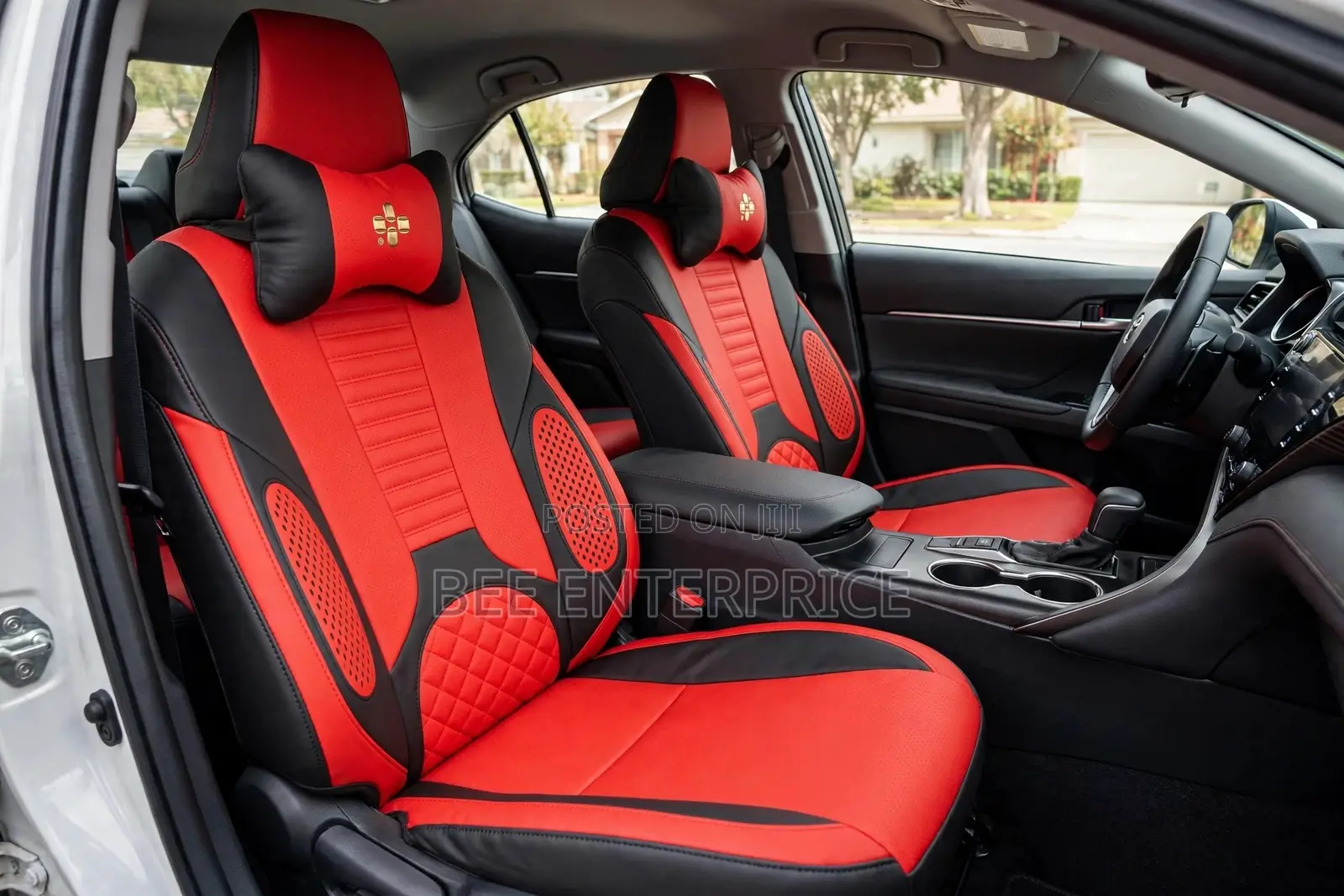 Complete Leather Car Seat Covers - 2 Design S-Full Set