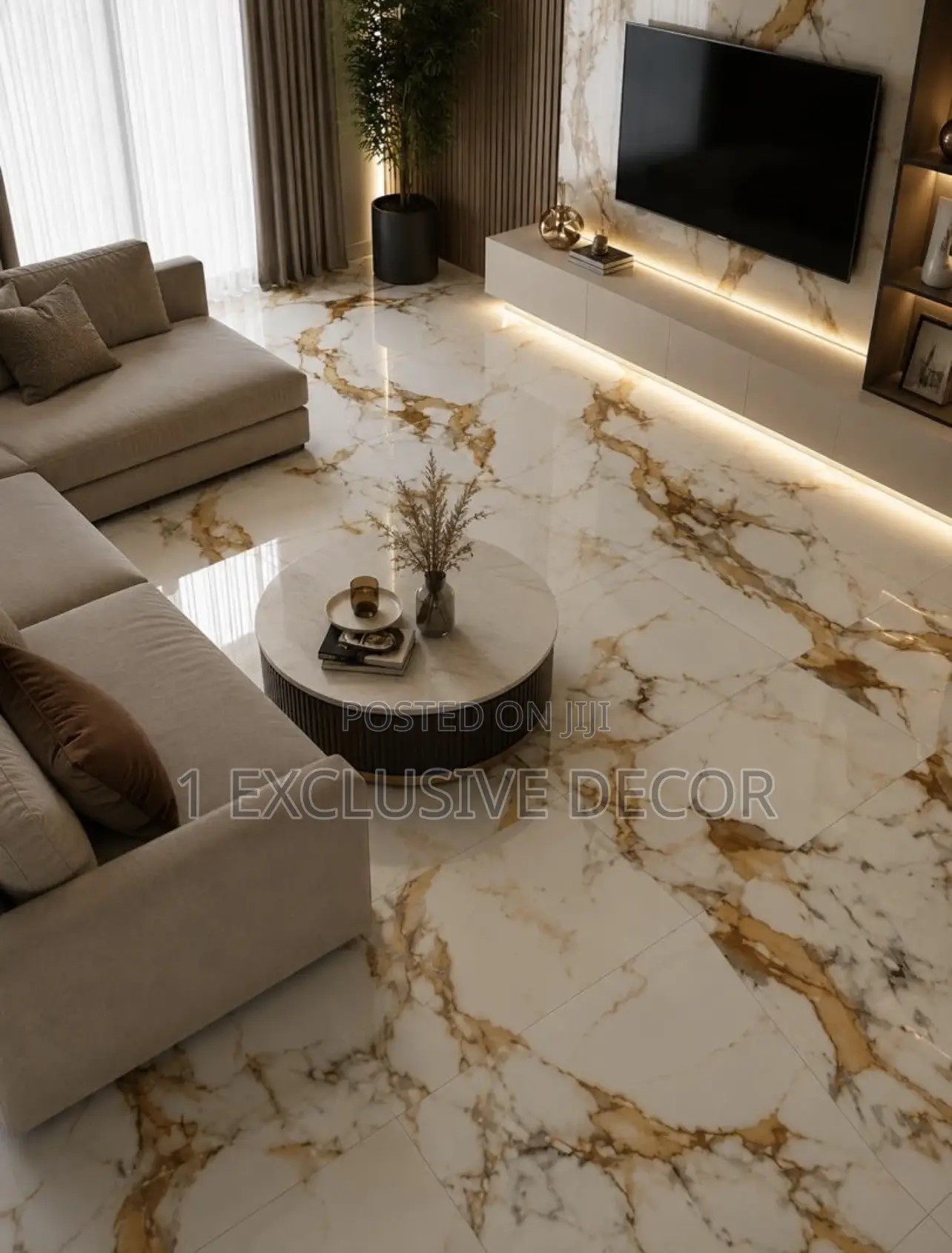 LVT Marble Floor Stickers
