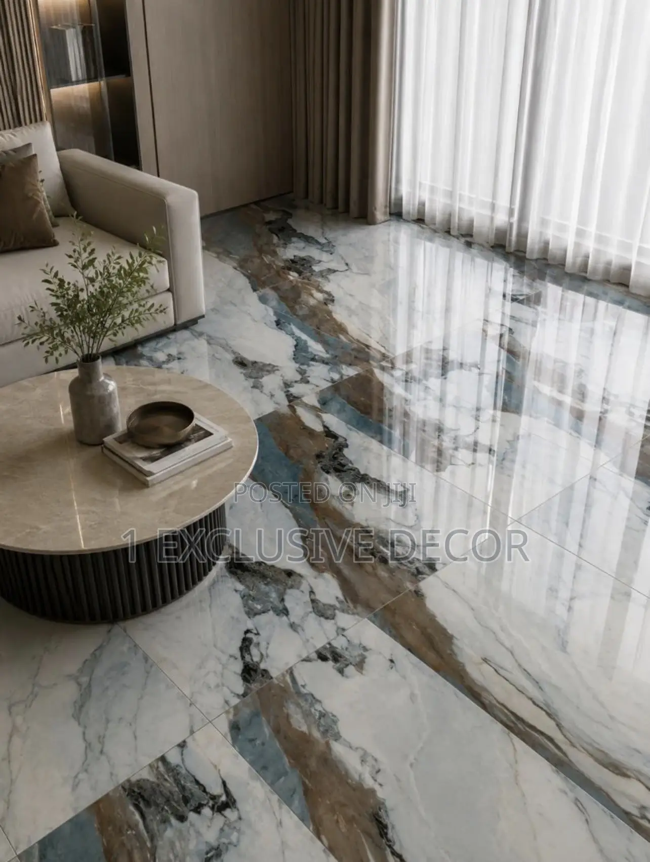 LVT Marble Floor Stickers