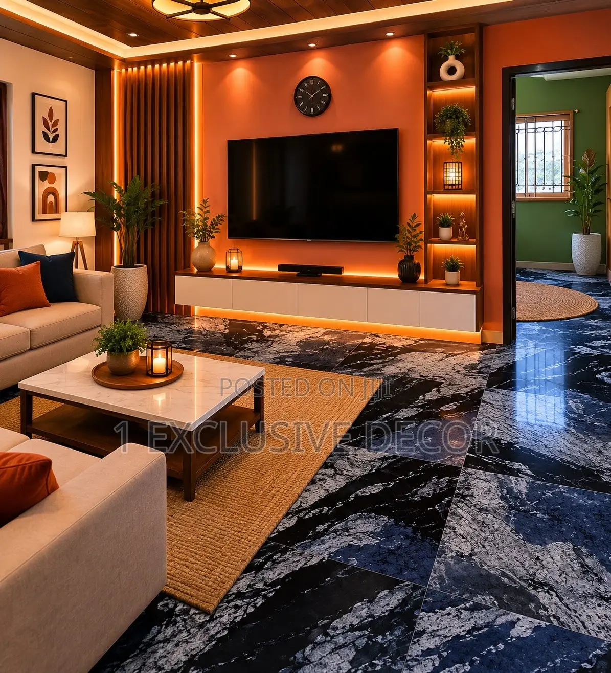 LVT Marble Floor Stickers