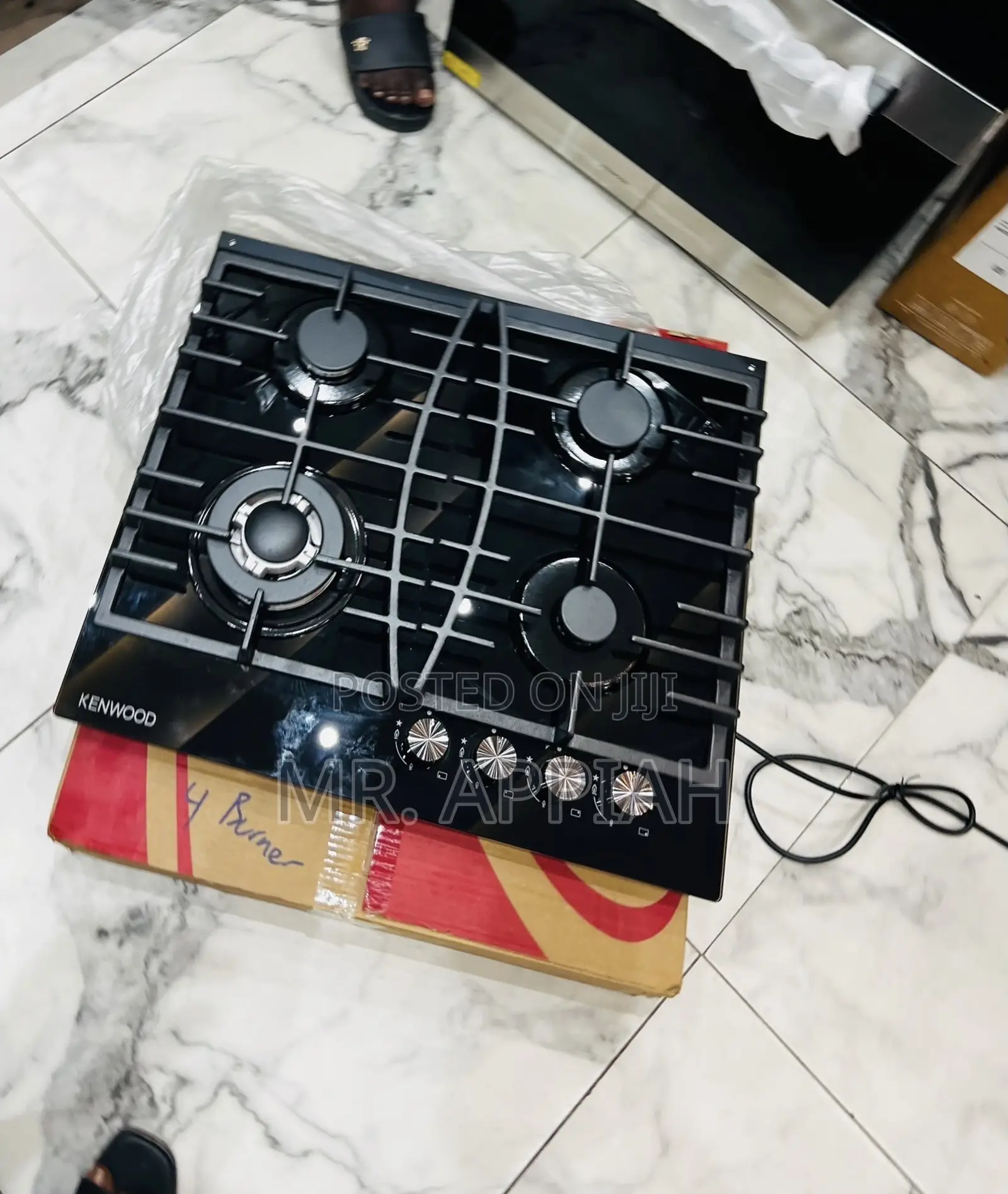 Super Classic Kenwood 60cm Built in Tempered Glass Hob(Black) 