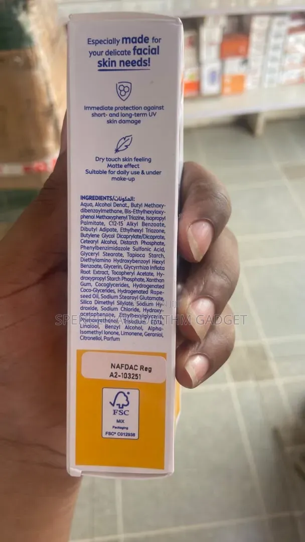 Nivea Uv Face Shine Control Spf50/Uv Super Water Gel/Sun Lotion Spf50+