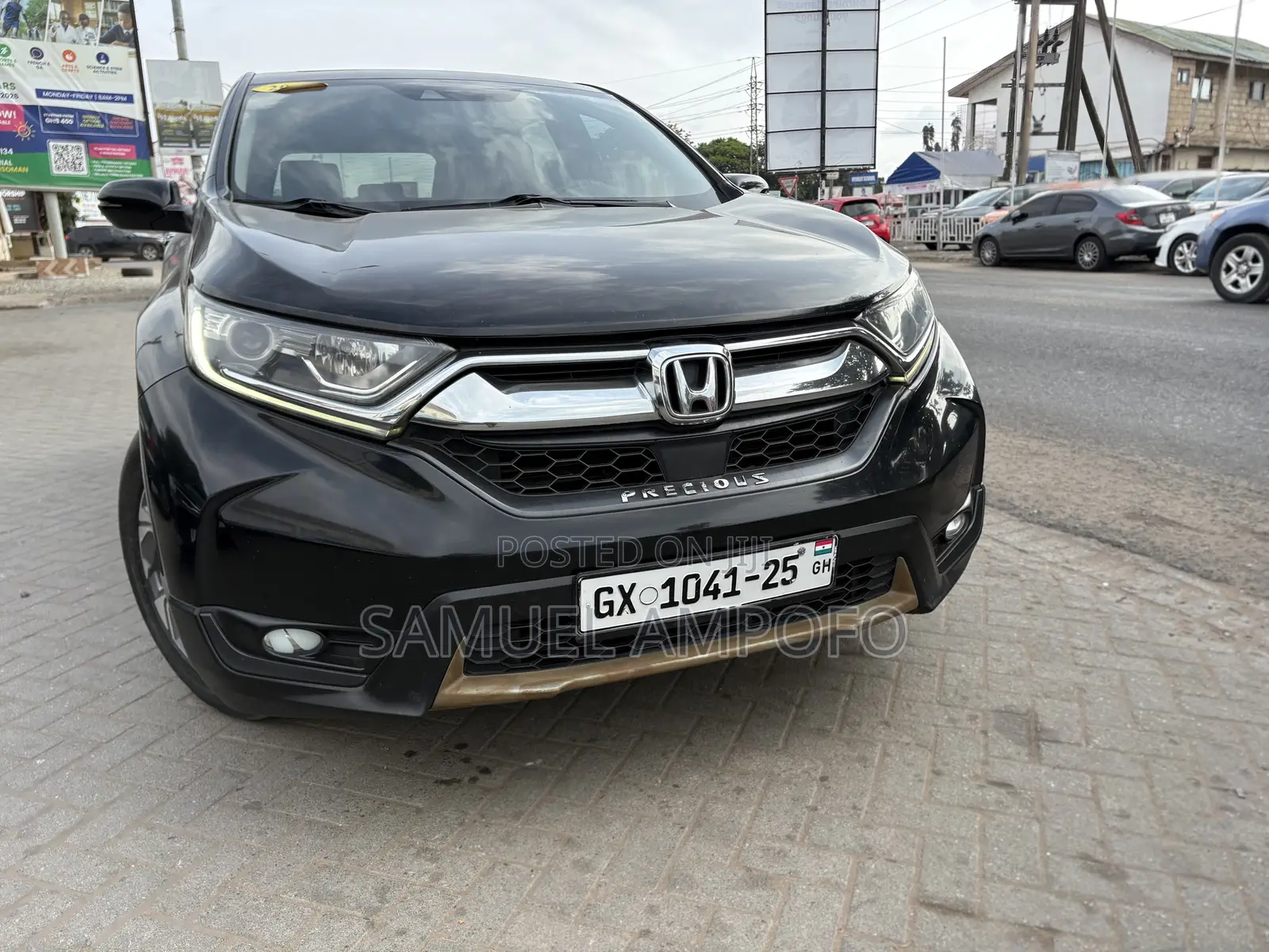 Honda CR-V EX-L 4dr SUV AWD (1.5L 4cyl CVT) 2017 Black