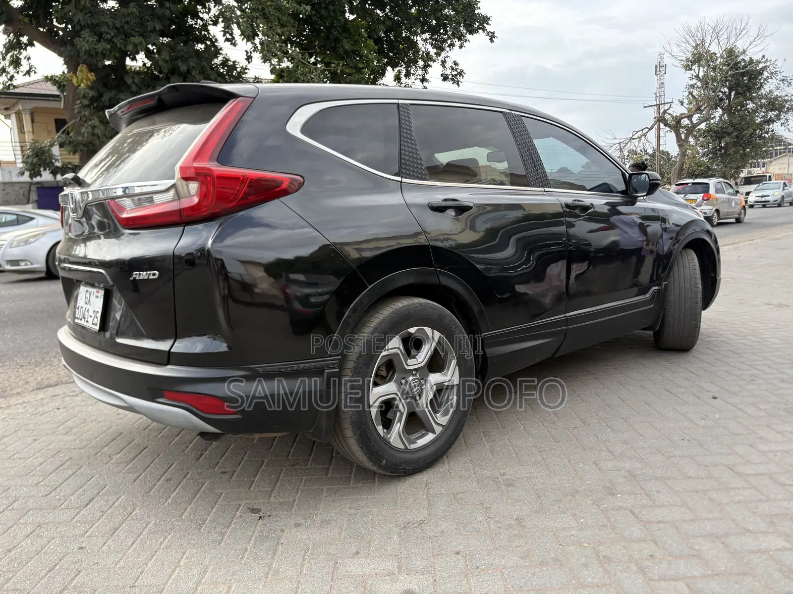 Honda CR-V EX-L 4dr SUV AWD (1.5L 4cyl CVT) 2017 Black