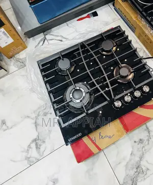 Super Classic Kenwood 60cm 4 Gas Hob(Tempered Glass) Black 