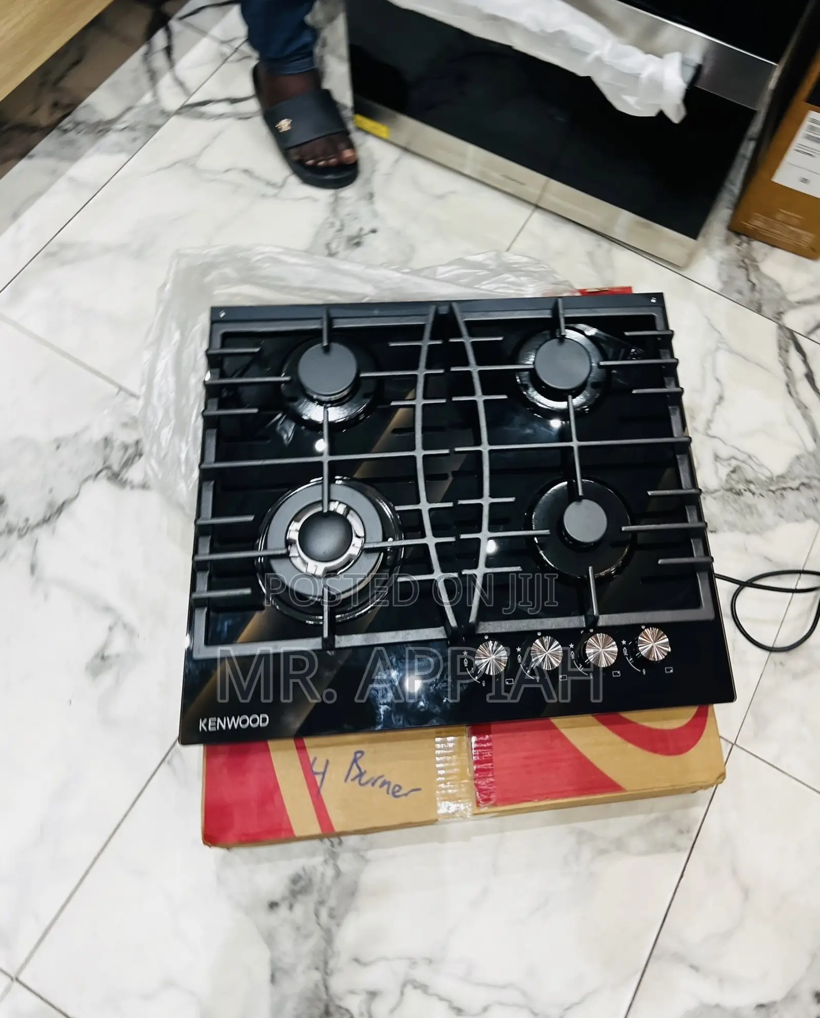 Extremely Affordable Kenwood 60cm 4 Gas Hob(Black)Tempered Glass 