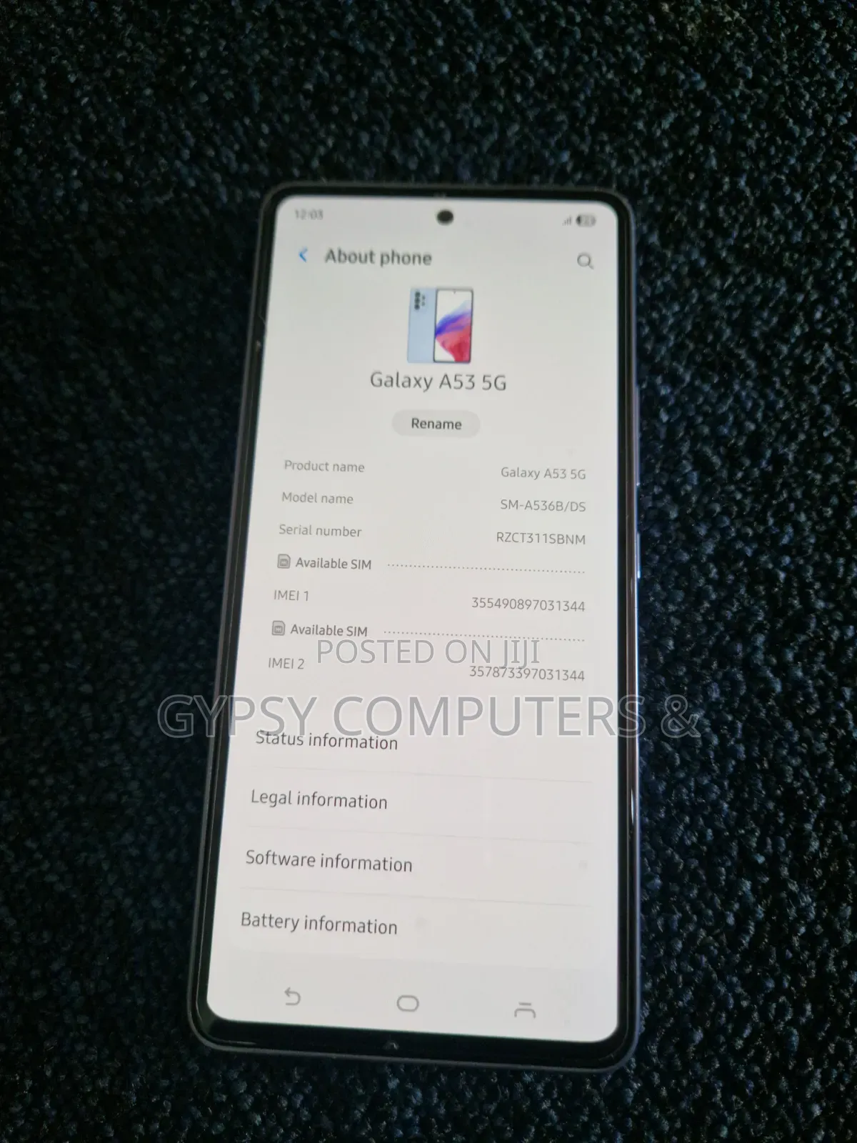 Samsung Galaxy A53 5G 128 GB Blue