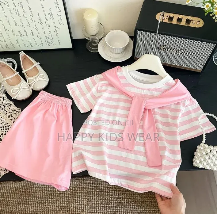 Pink and White Top and Down for Kids