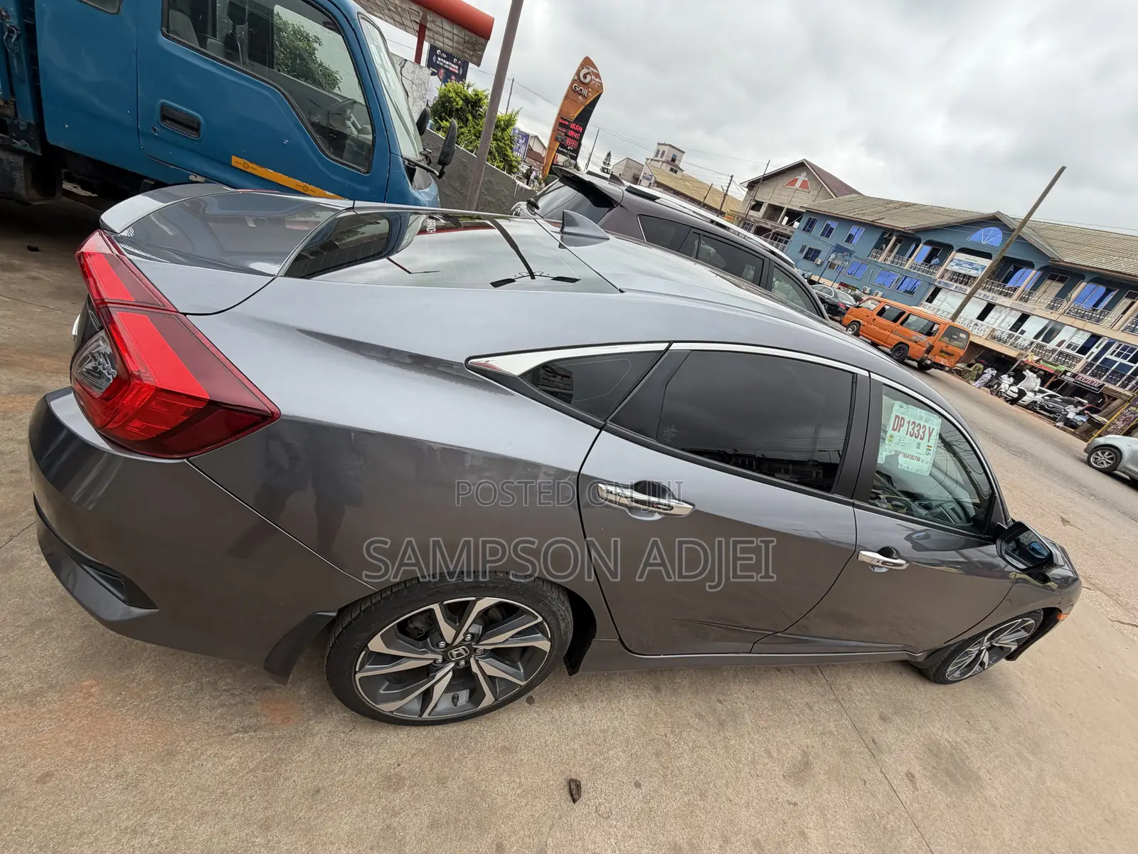Honda Civic Touring Sedan 2020 Gray