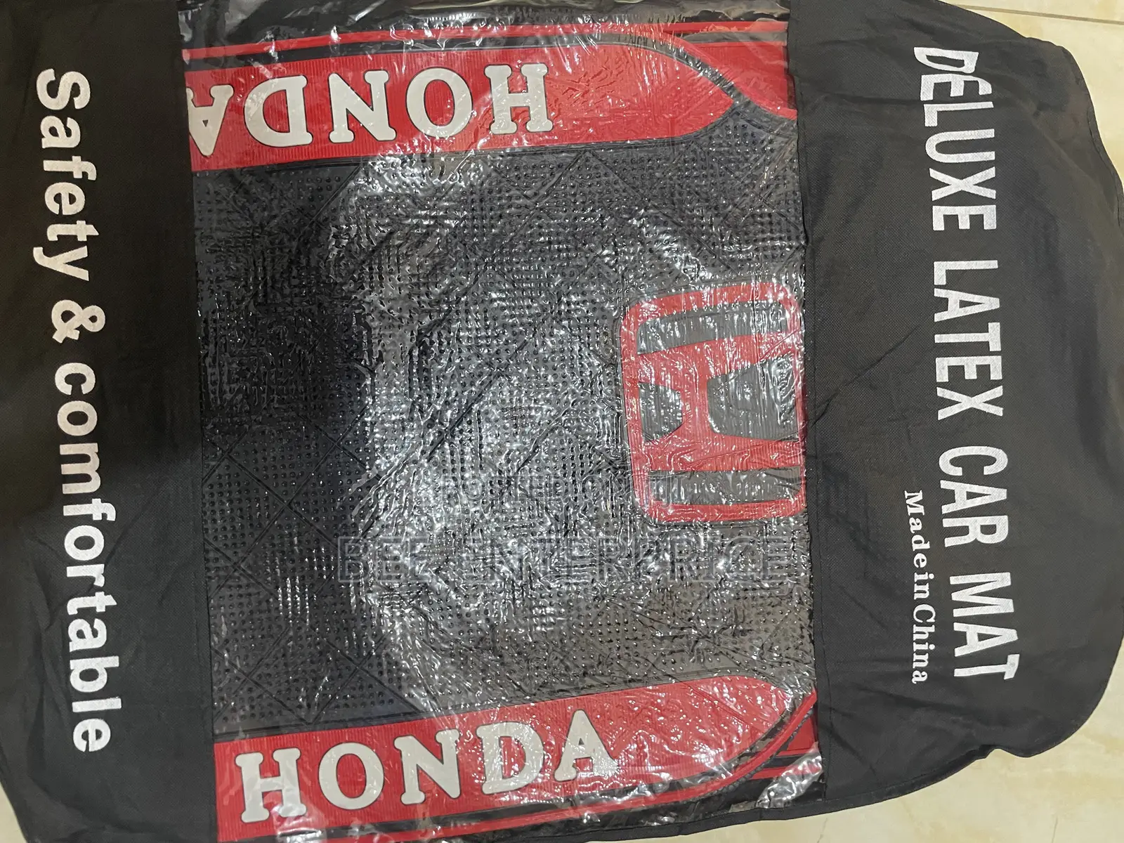 Deluxe Latex Branded Car Floor Mats for Toyota and Honda Cars