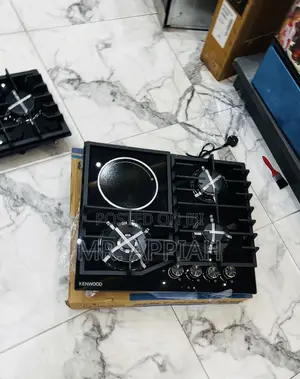 Latest Kenwood 60cm 1 Electric + 3 Gas Hob(Tempered Glass) Black