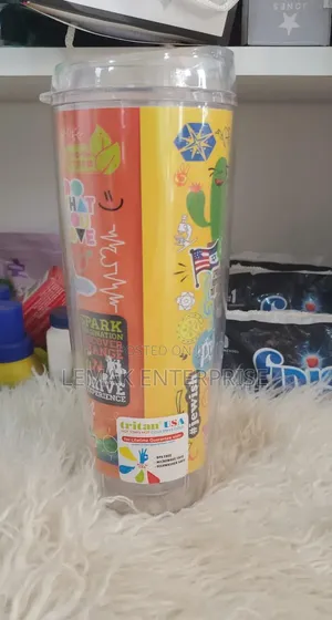 Clear Double-Walled Insulated Plastic Tumbler