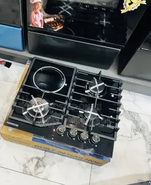 Check Out Durable Kenwood 1 Electric + 3 Gas Hob(Black) 