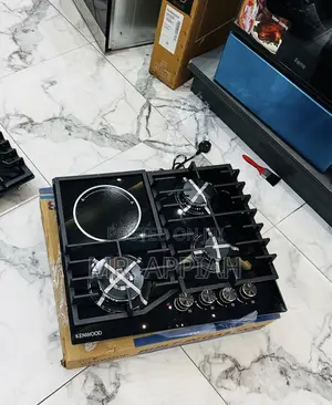 Check Out Durable Kenwood 1 Electric + 3 Gas Hob(Black) 