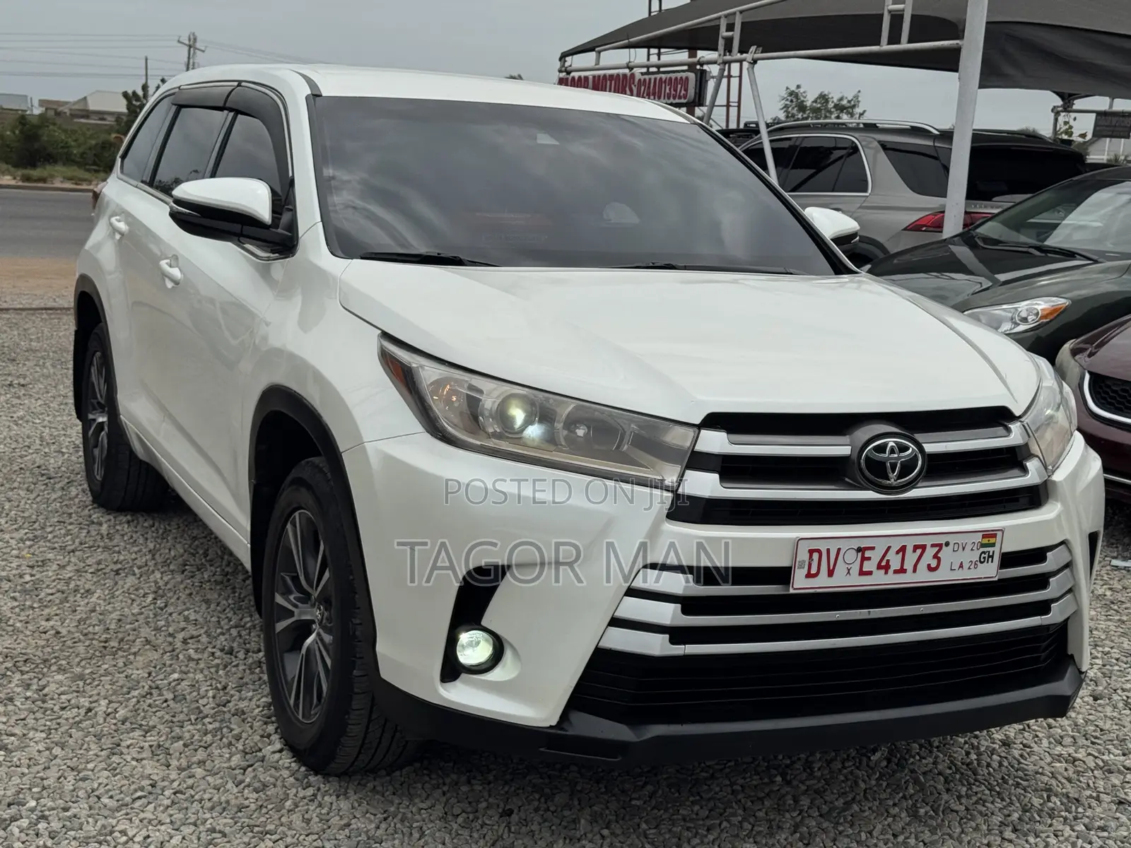 Toyota Highlander LE 4x2 (2.7L 4cyl 6A) 2018 White
