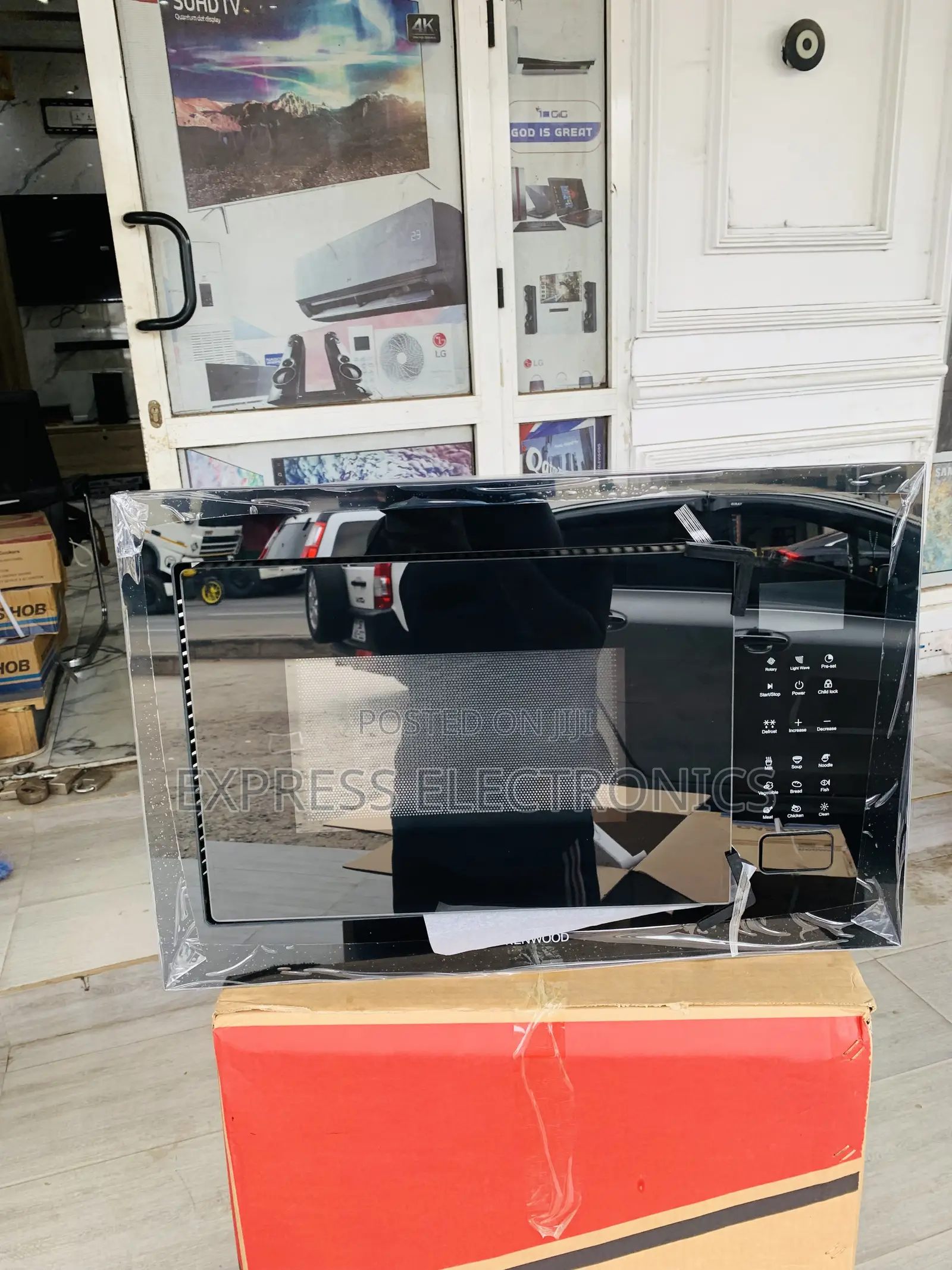Ultra High Kenwood 60cm Inbuilt Microwave in Silver