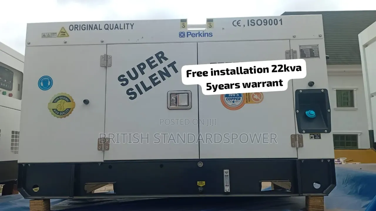 Heavy Duty Perkins 22KVA Diesel Generator 22kva