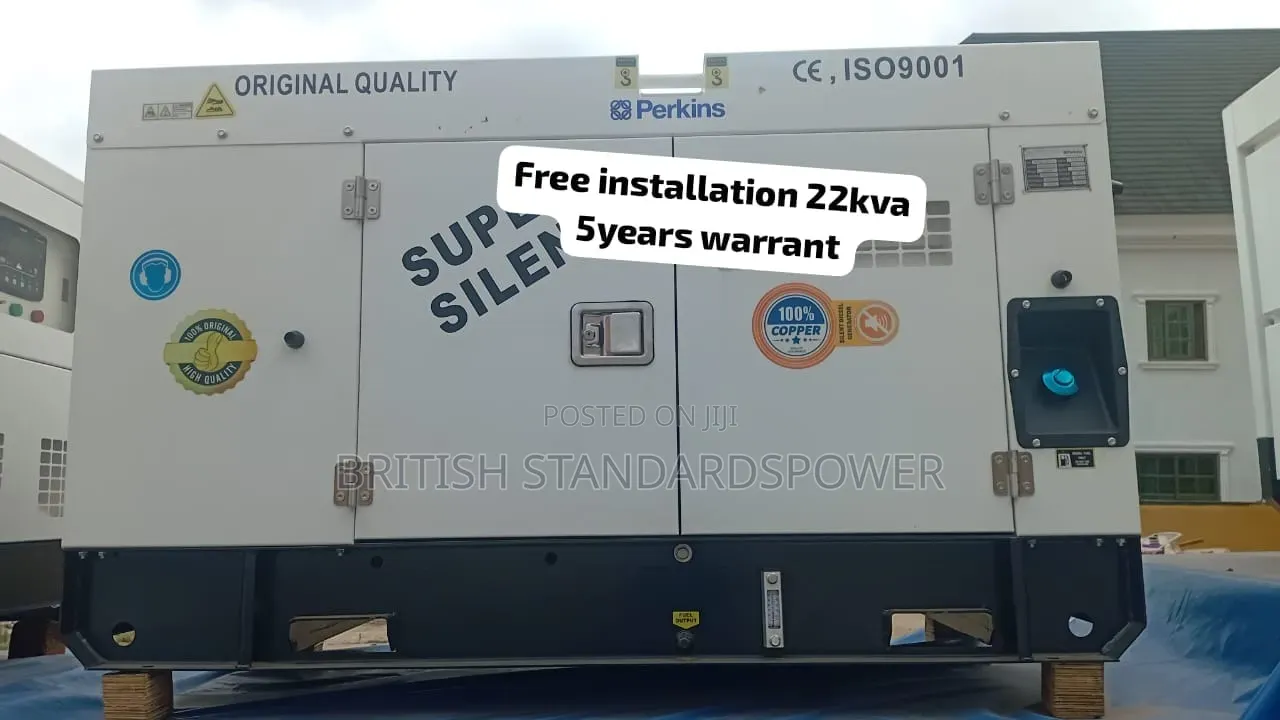 Brand New Perkins 22KVA Silent Generator 22kva
