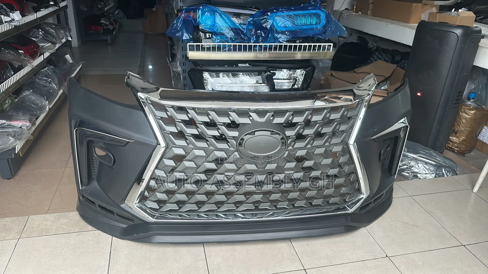 Toyota Fortuner Front Bumper With Spoiler 2020,2021,2022,2024-2026