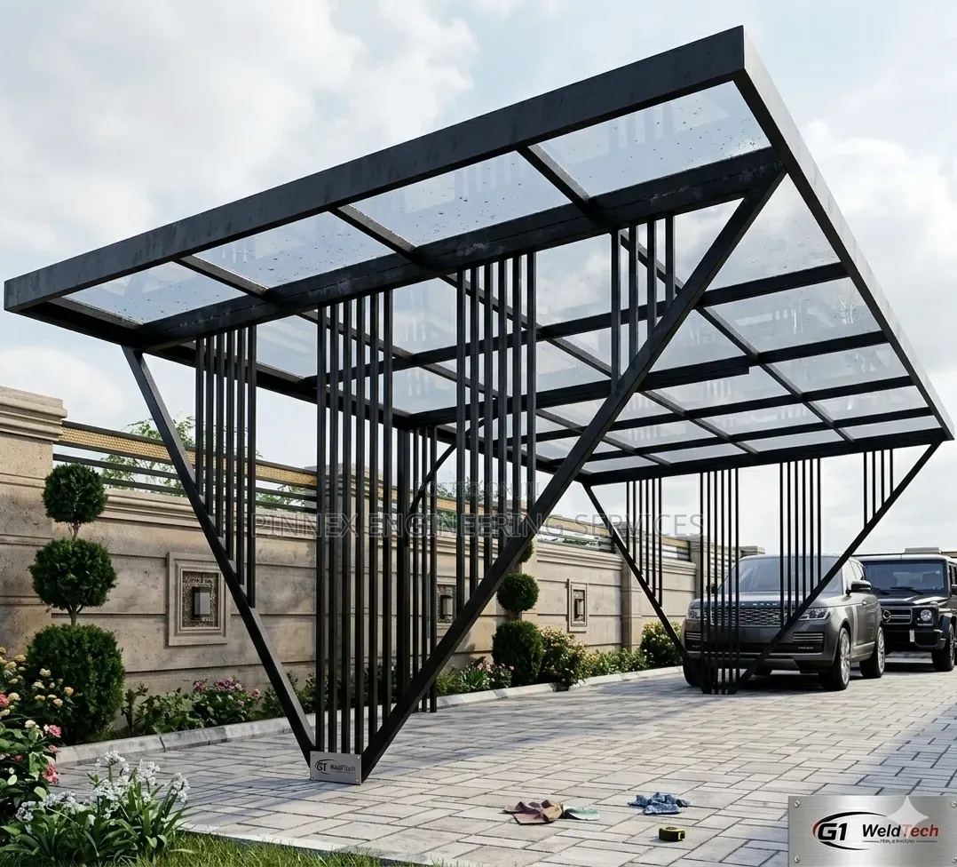 Polycarbonated Sheets Cover Carport