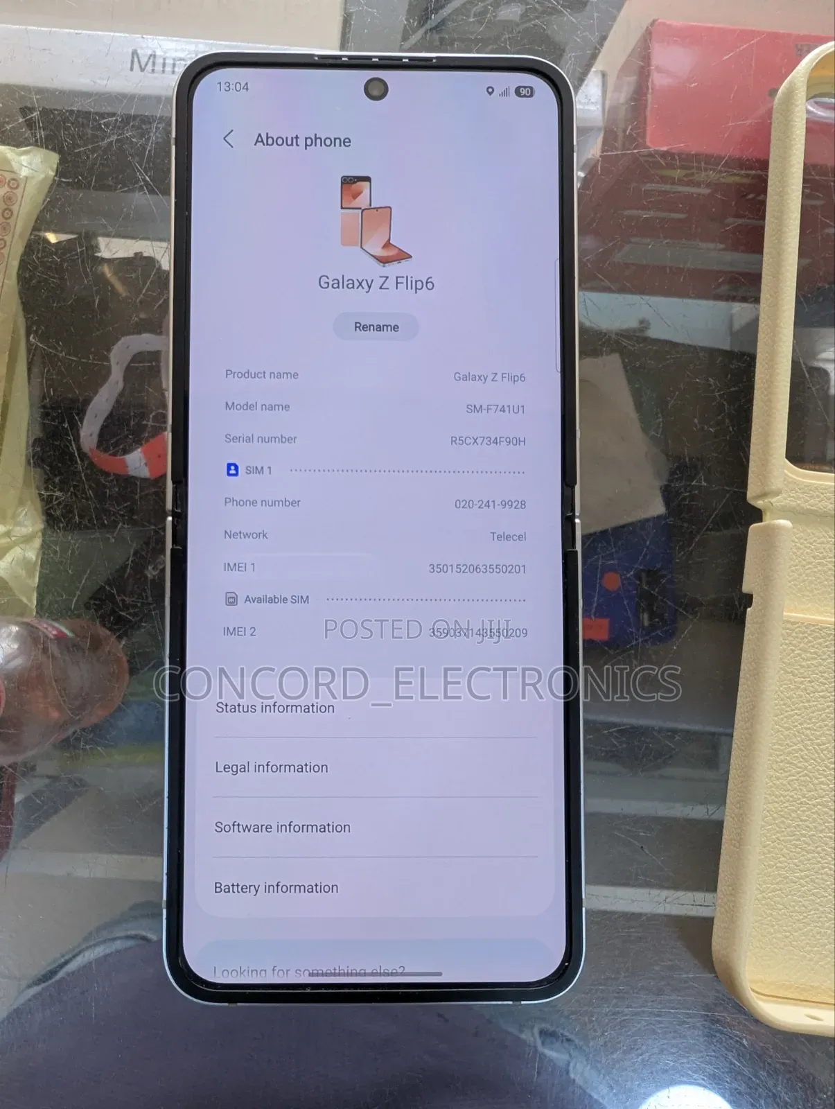 Samsung Galaxy Z Flip6 512 GB Silver