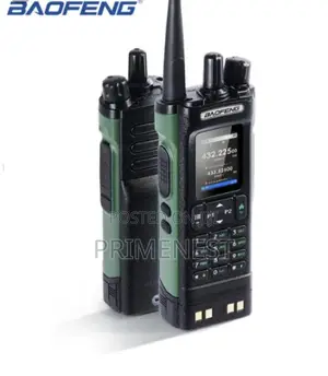 New BAOFENG UV-32 GPS Walkie Talkie – 10W Multi-Band Two-Way Radio