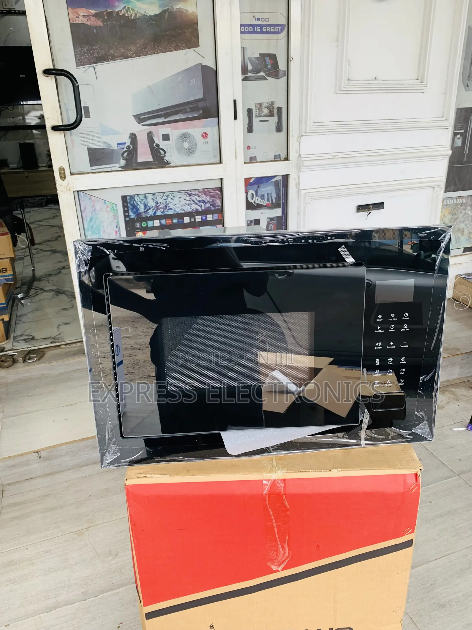 Hot  Deals on Kenwood Microwave Built in Sliver