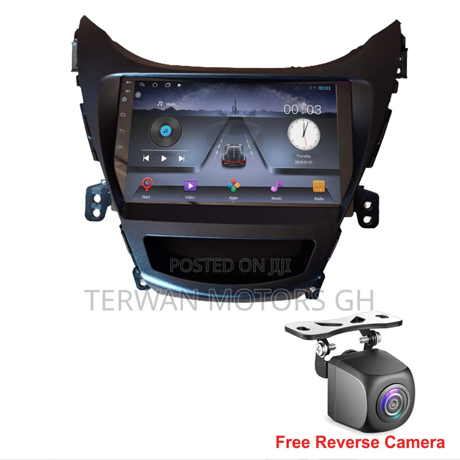 New Android Car Tape for Hyundai Elantra 2014 to 2016
