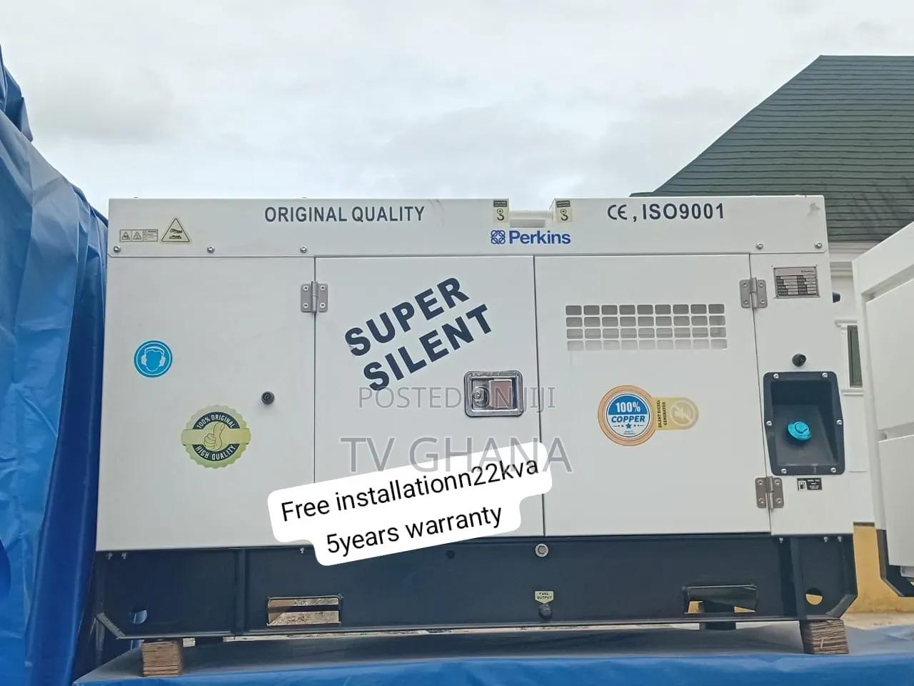 Perkins 22kVA Diesel Generator – Built for Long-Lasting 22kva