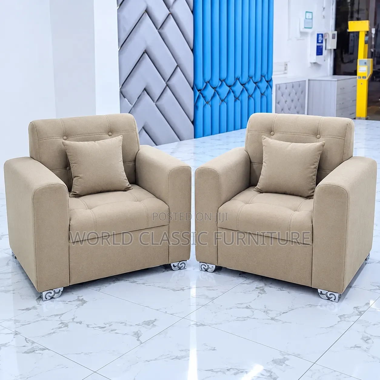 Luxury Tufted Sofa Set for Sale