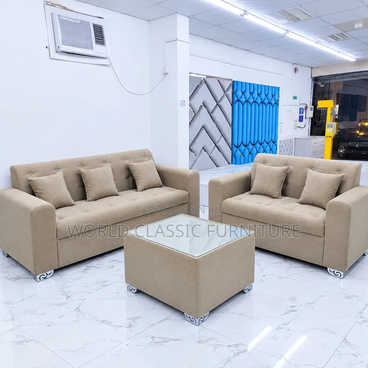 Luxury Tufted Sofa Set for Sale