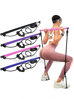 Pilate Bar/Stick/ Yoga Stick With Resistant Band