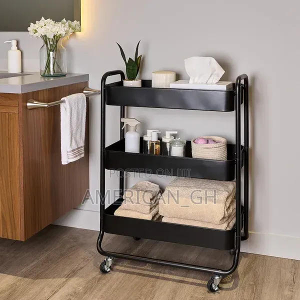 Neatfreak 3-Tier Extra-Wide Rolling Cart