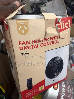 Click 2000W Fan Heater With Digital Control