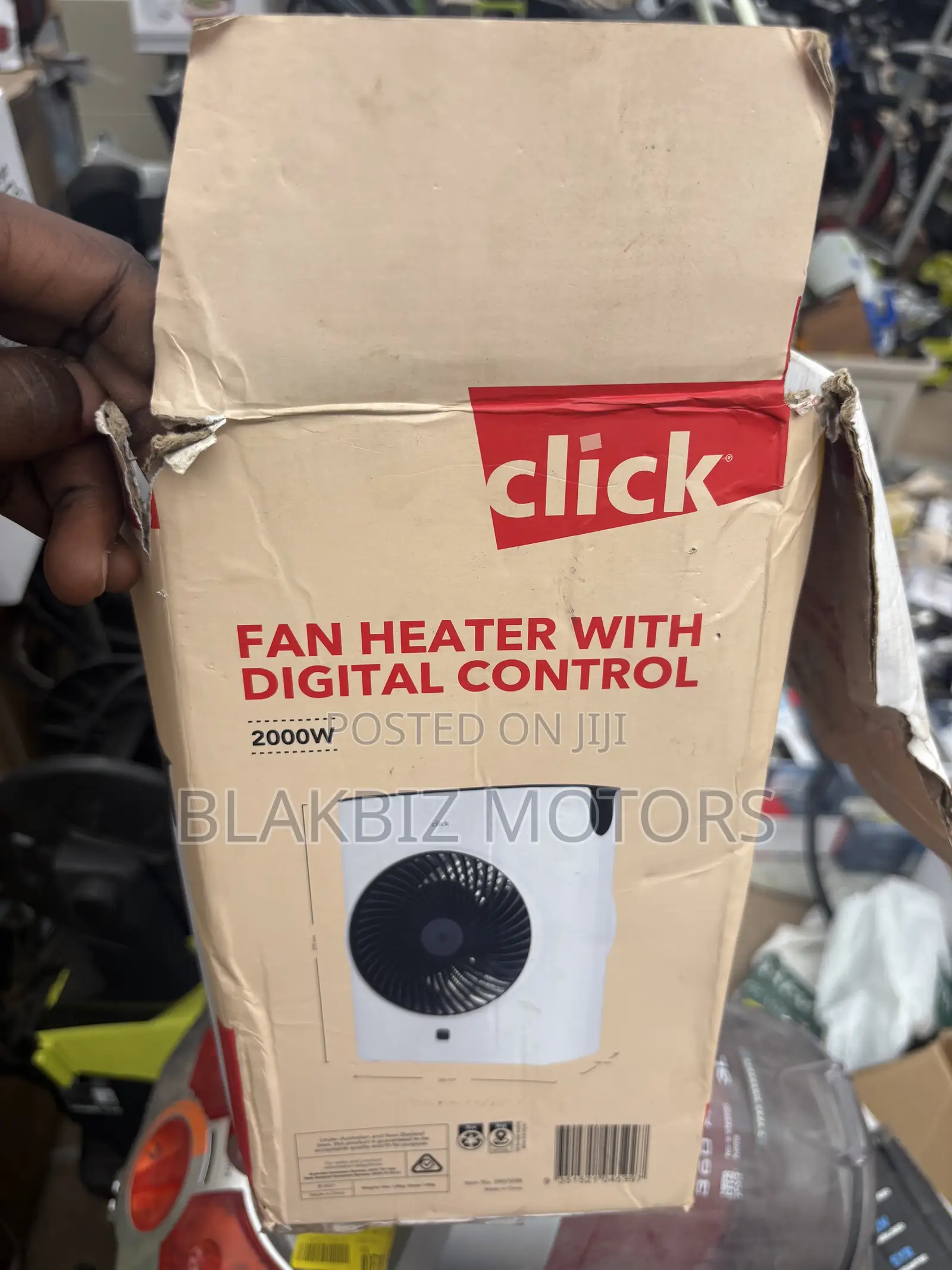 Click 2000W Fan Heater With Digital Control
