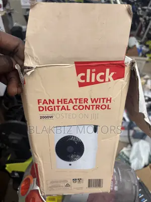 Click 2000W Fan Heater With Digital Control
