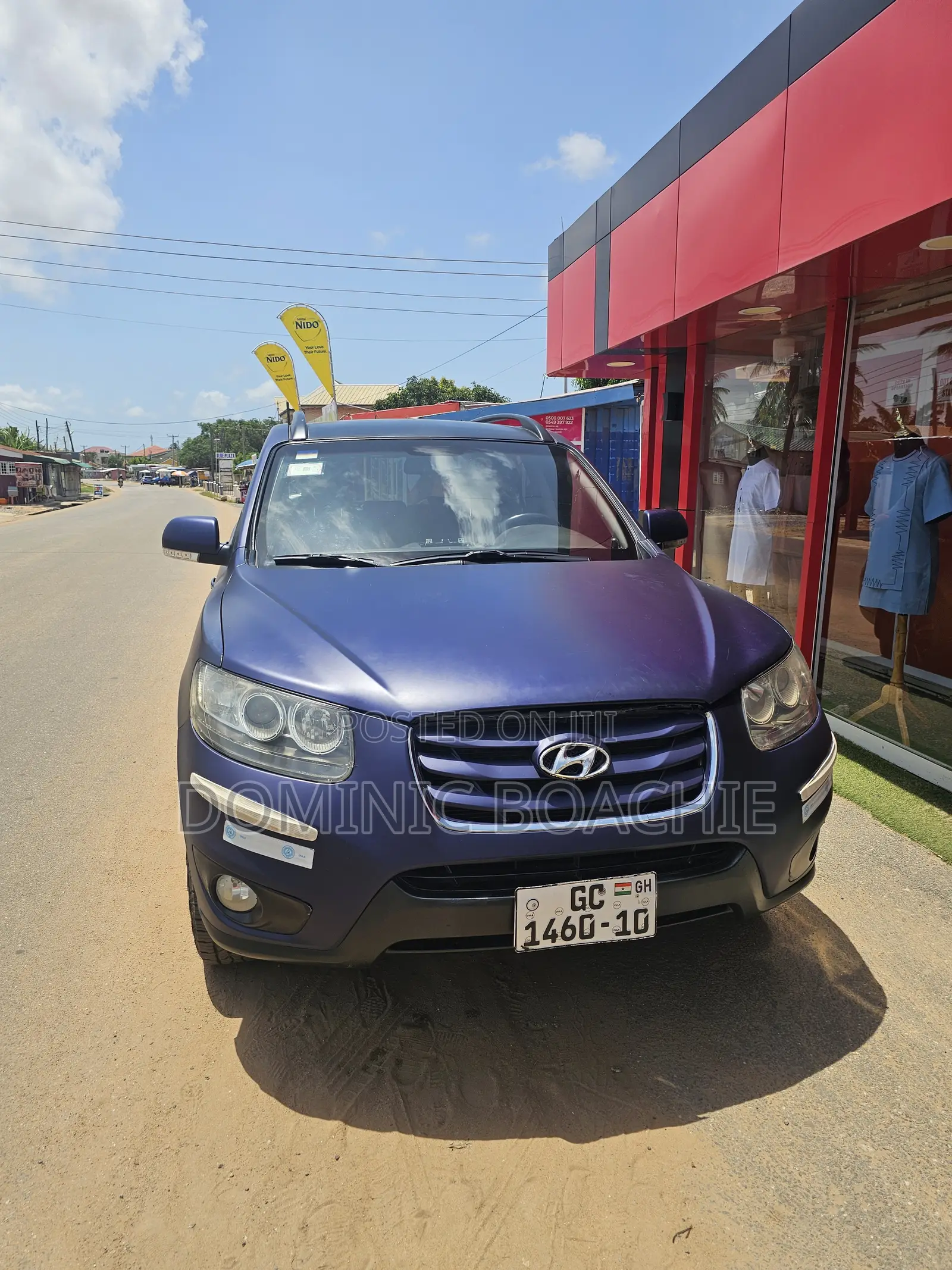 Hyundai Santa Fe Limited 2010 Blue