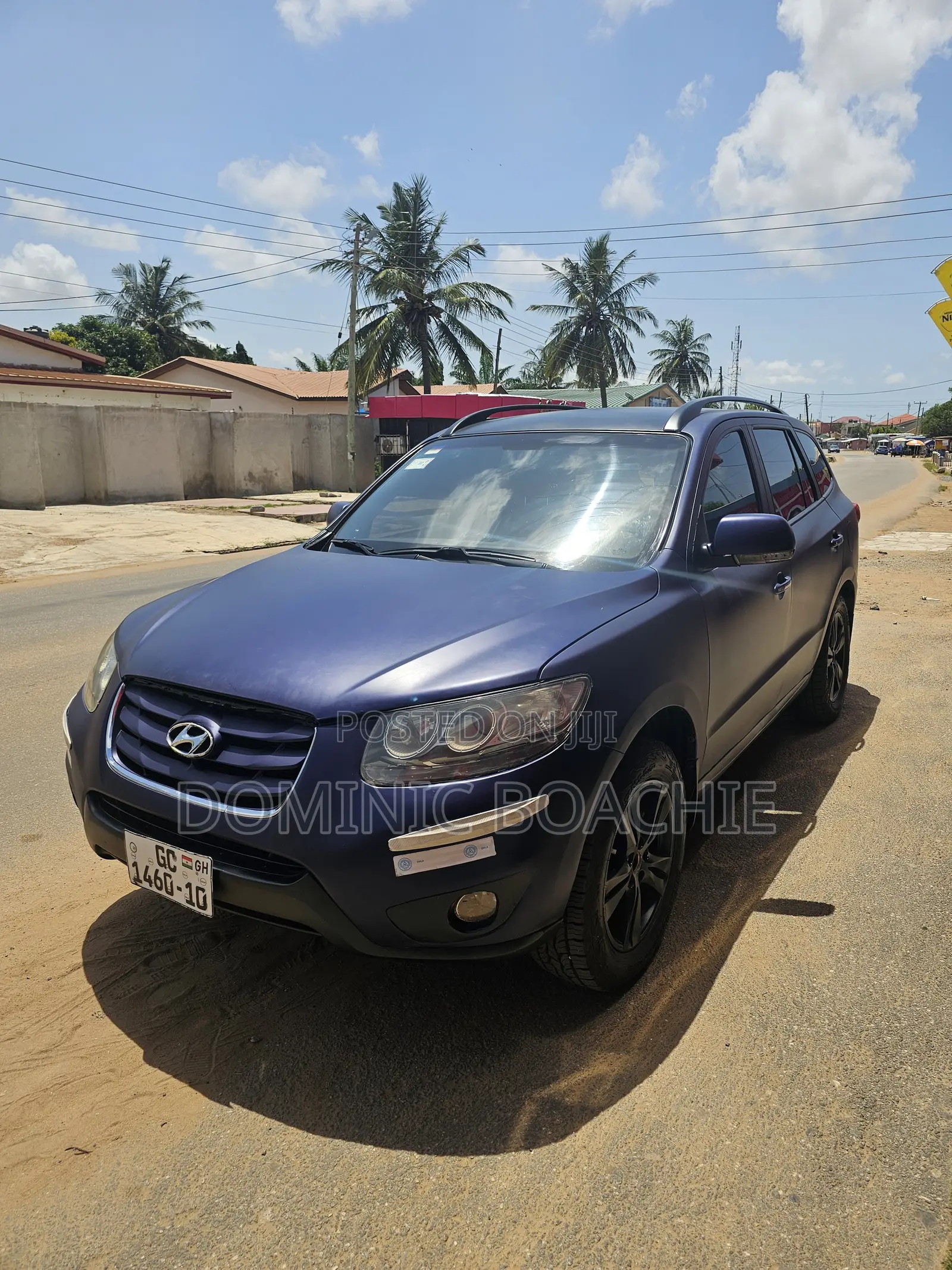 Hyundai Santa Fe Limited 2010 Blue