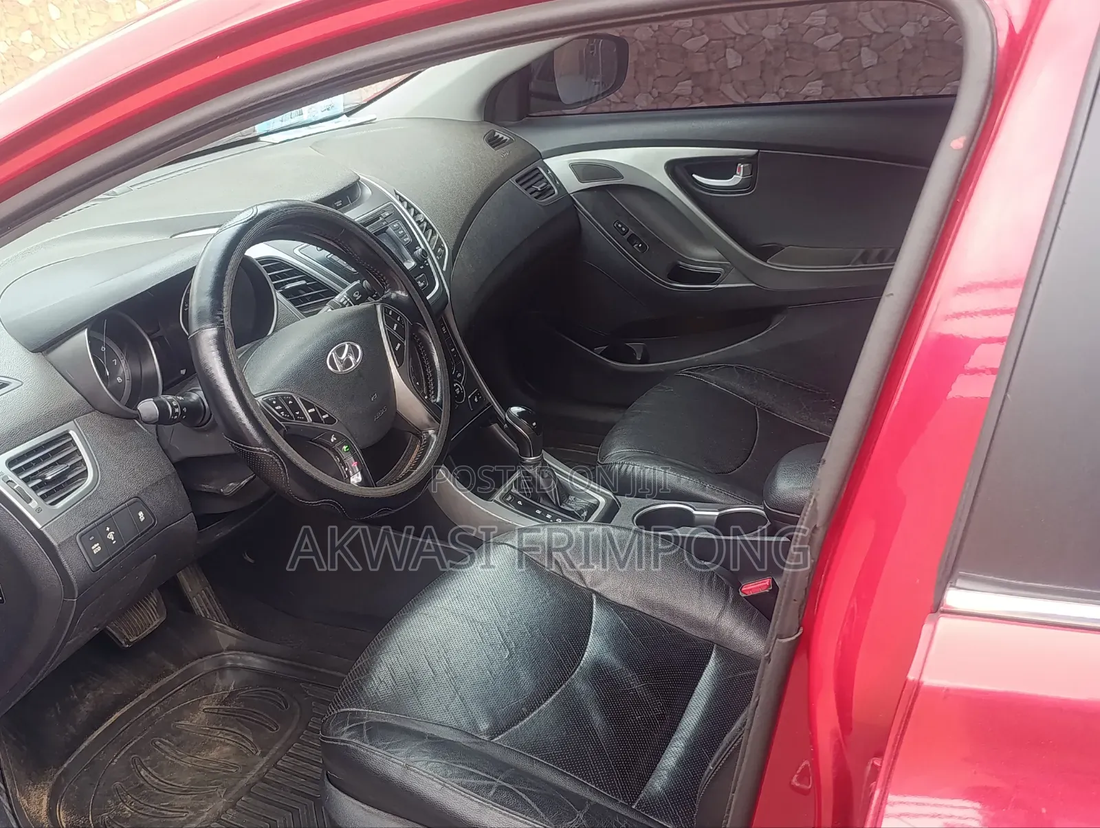 Hyundai Elantra Limited 4dr Sedan (1.8L 4cyl 6A) 2014 Red