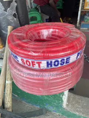 25M Red Flexible PVC Water Hose – Garden Utility Use