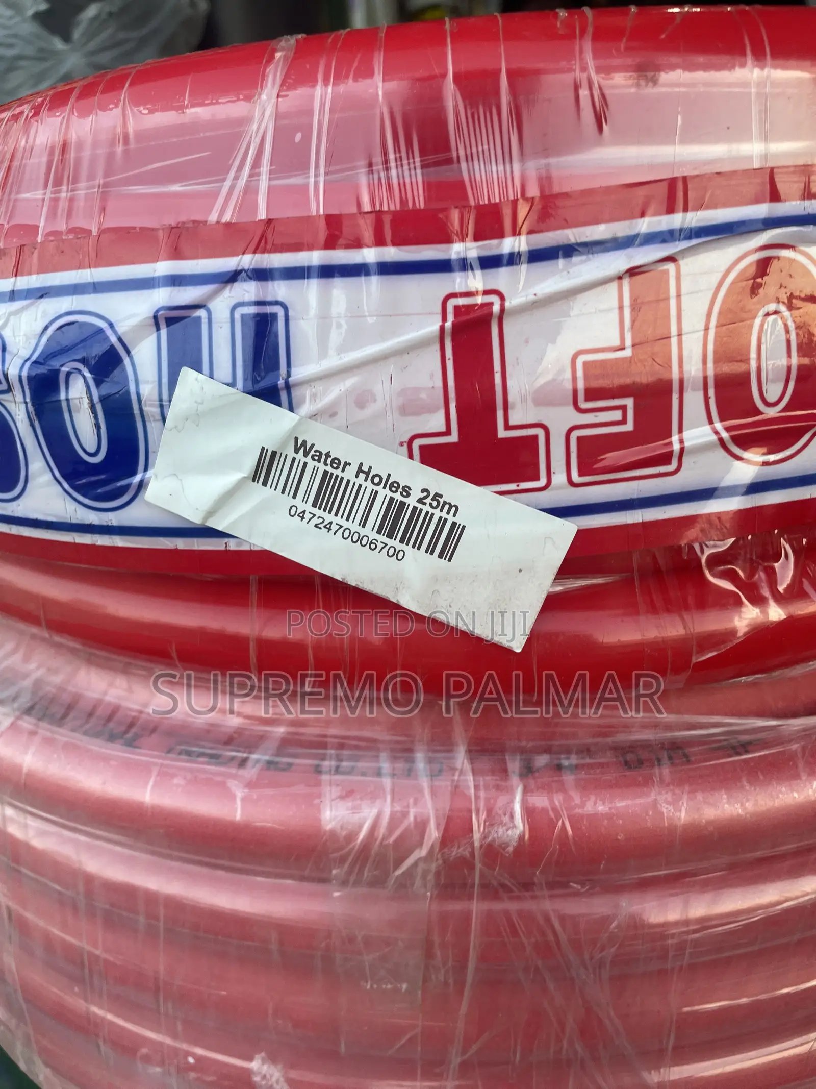 25M Red Flexible PVC Water Hose – Garden Utility Use